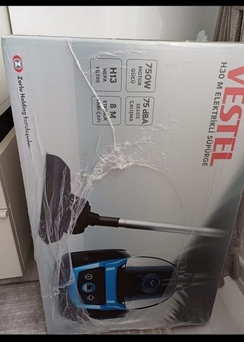 Vestel H30M Elektrikli Süpürge Mavi-Gri