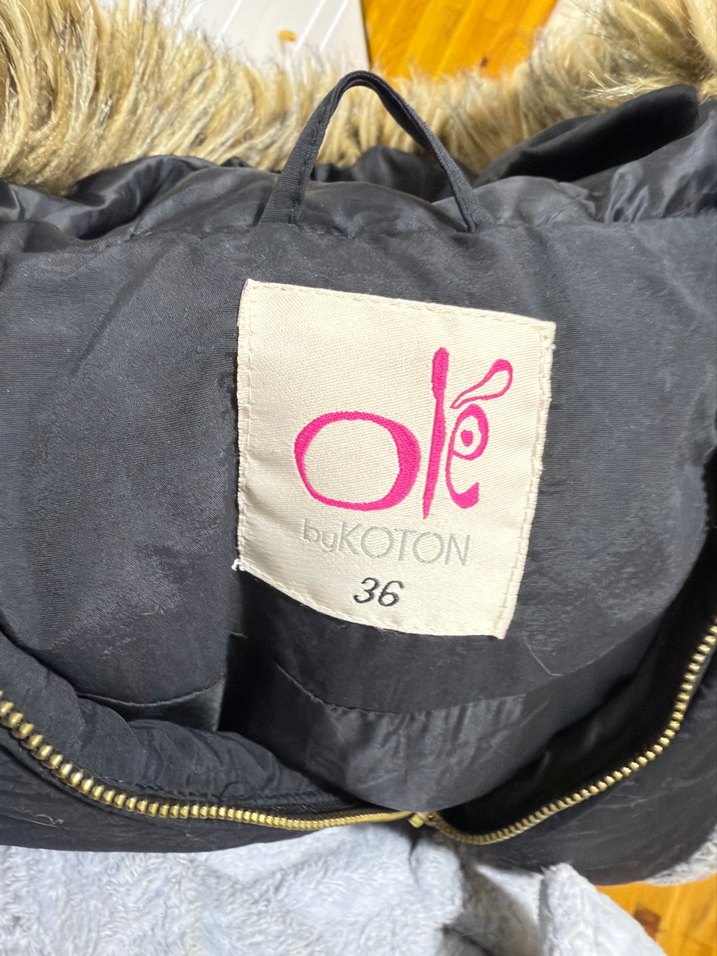 Gri Kadın Midi Kışlık Ceket Kapüşonlu - Görsel 3