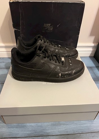 Nike Air Force 1 Siyah Erkek Spor Ayakkabi