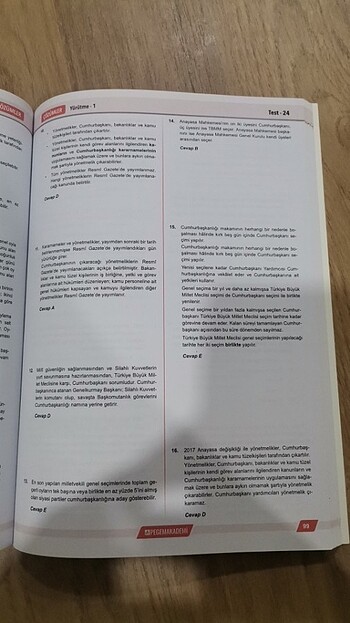 Beden Renk KPSS Vatandaşlık Soru Bankası Pegem Akademi