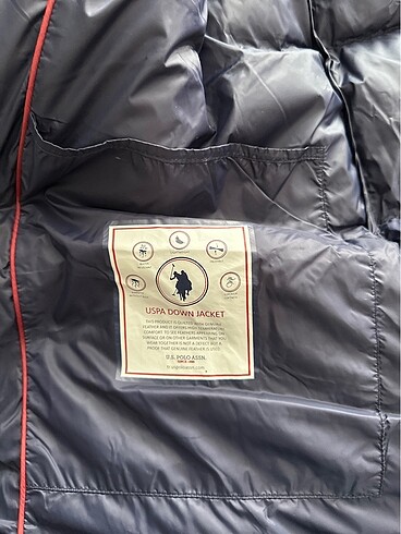36 Beden lacivert Renk U.S. Polo Assn Kaz tüyü mont