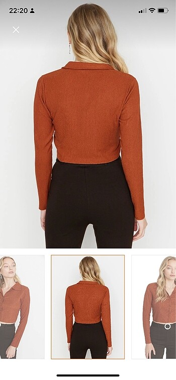 Trendyol & Milla Crop bluz