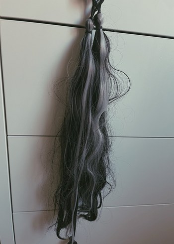 Gri Püsküllü Gotik Kadın Saç Aksesuarı