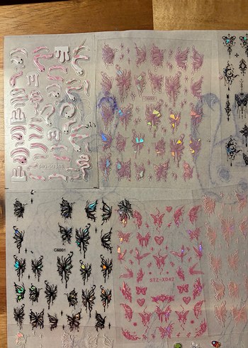 Renkli Tırnak Süslemeleri Seti - Görsel 2