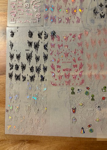 Renkli Tırnak Süslemeleri Seti - Görsel 4