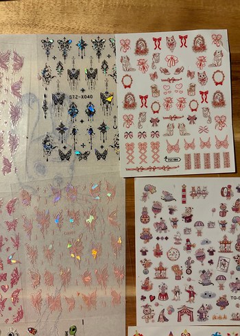 Renkli Tırnak Süslemeleri Seti - Görsel 3