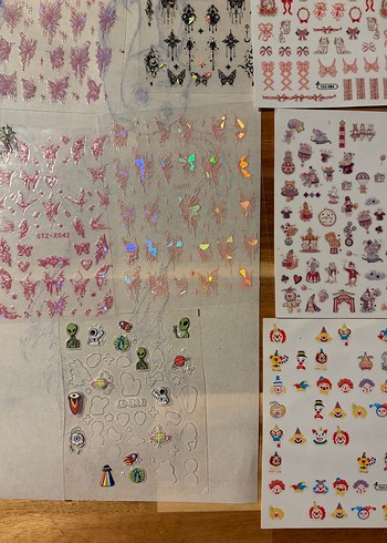 Renkli Tırnak Süslemeleri Seti - Görsel 5