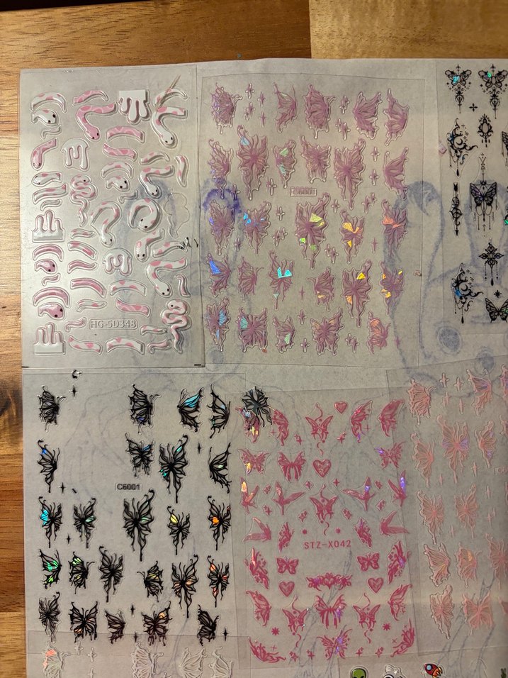 Renkli Tırnak Süslemeleri Seti - Görsel 2