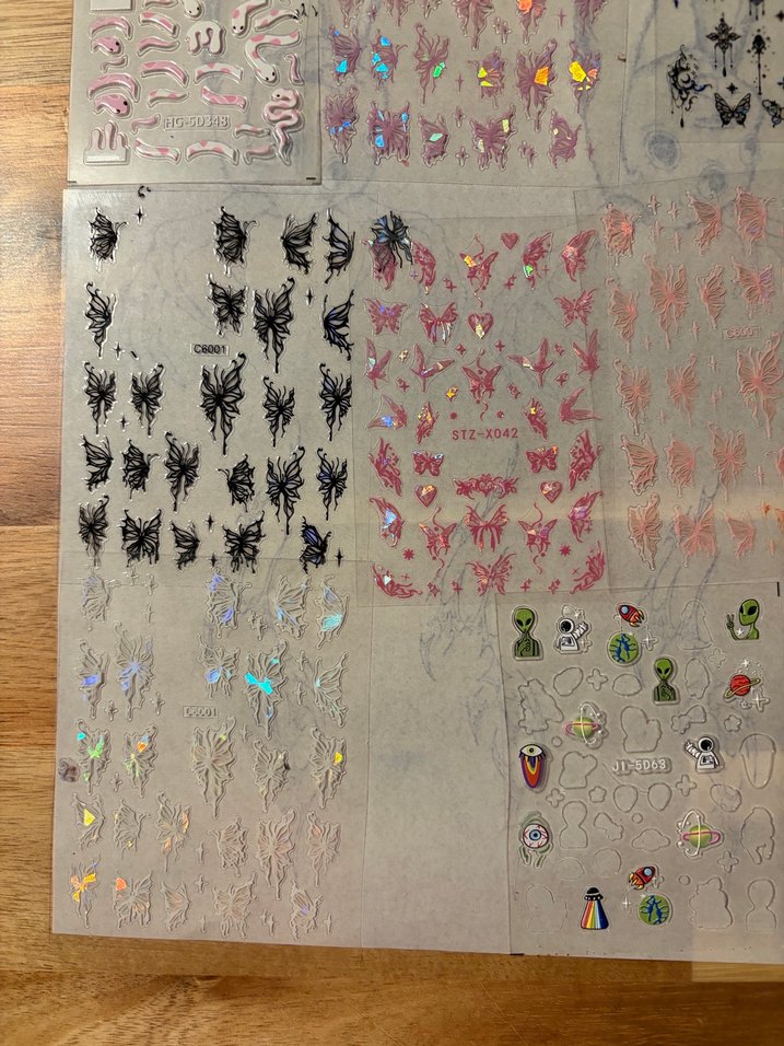 Renkli Tırnak Süslemeleri Seti - Görsel 4