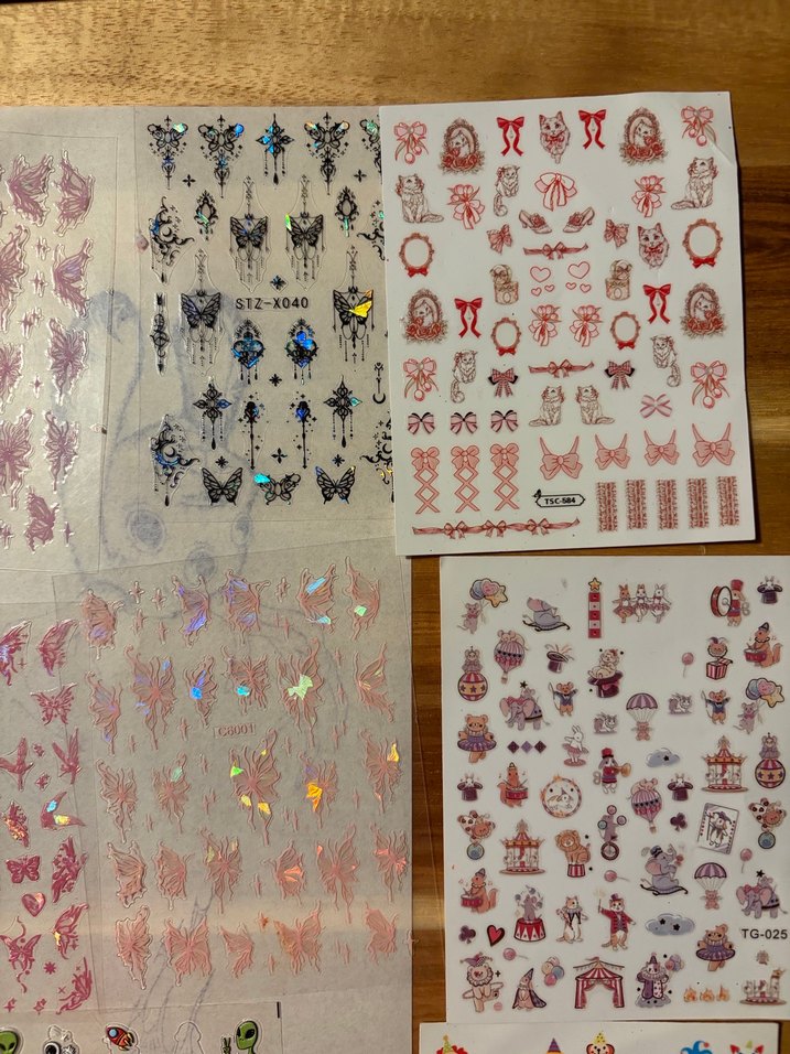 Renkli Tırnak Süslemeleri Seti - Görsel 3