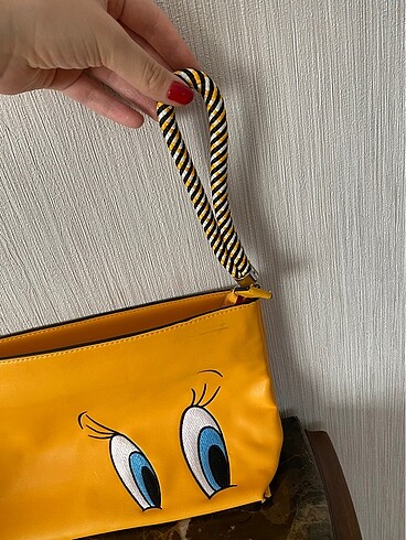 Zara Tweety Sarı Çanta
