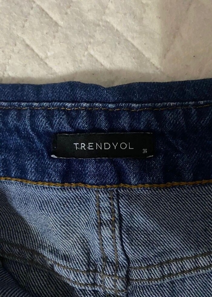 Mini etek düşük bel detaylı - Görsel 3