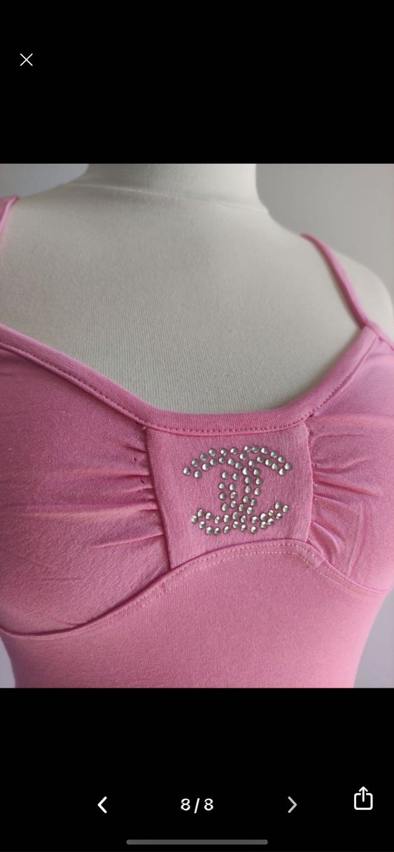 Pembe İnce Askılı Kadın Atlet - Görsel 2