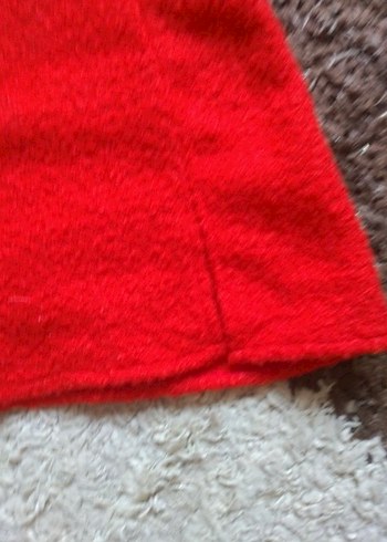 Kırmızı Kısa Kadın Mini Etek - Görsel 2