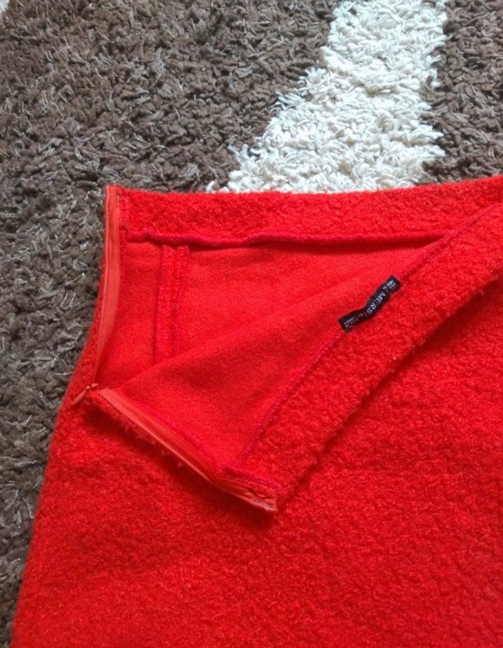 Kırmızı Kısa Kadın Mini Etek - Görsel 5