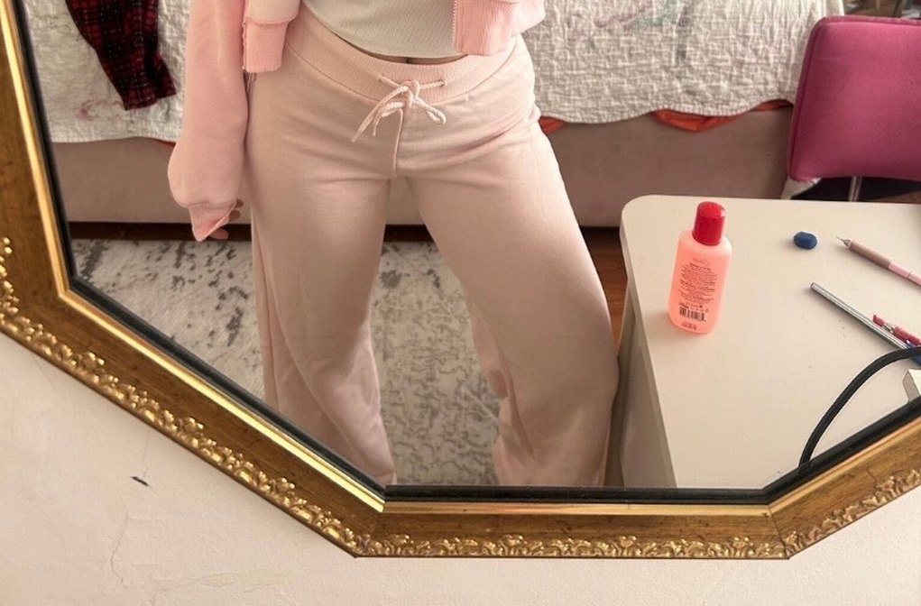 Pembe eşofman altı - Görsel 2