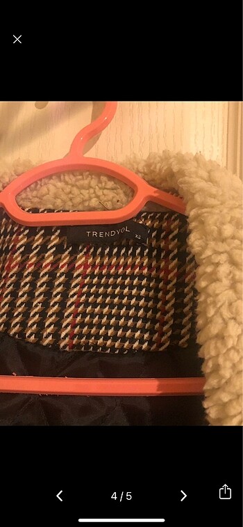 Ekoseli Kapütoneli Ceket - Görsel 4