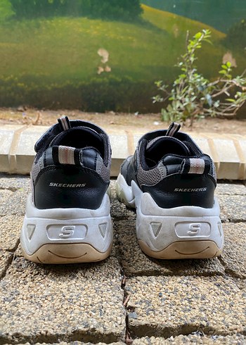 Skechers Gri pembe Skechers kız çocuk Spor Ayakkabı