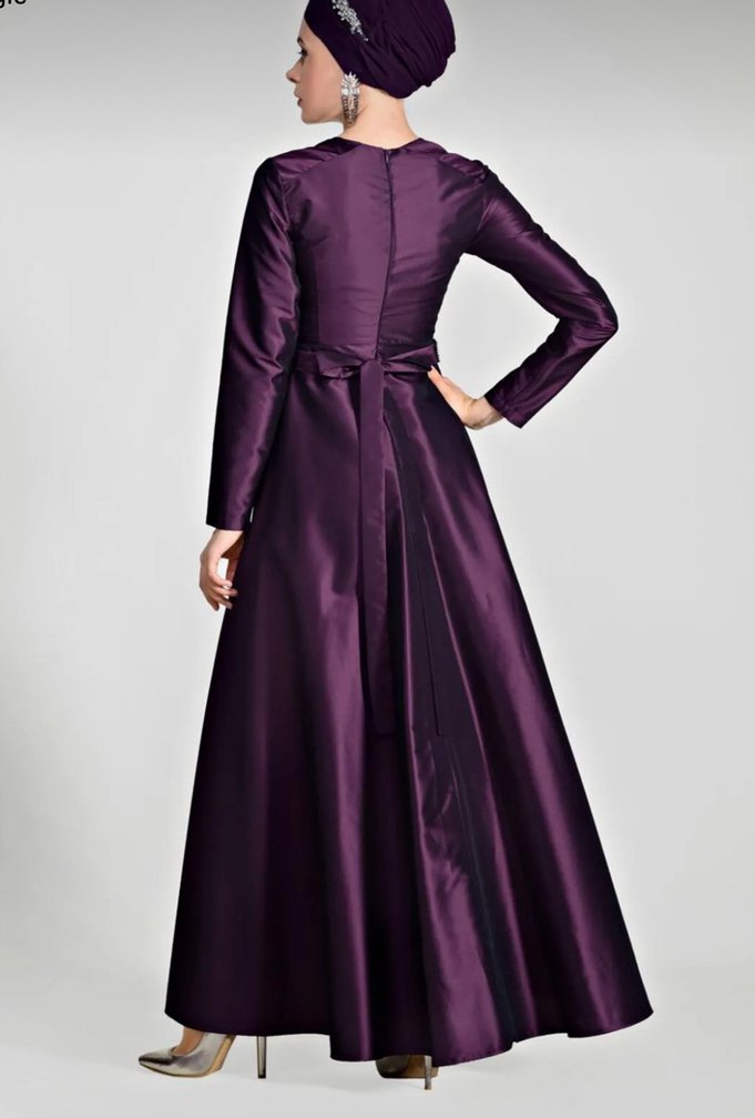 Özel dikin Kadın uzun Abiye Elbise - Görsel 2