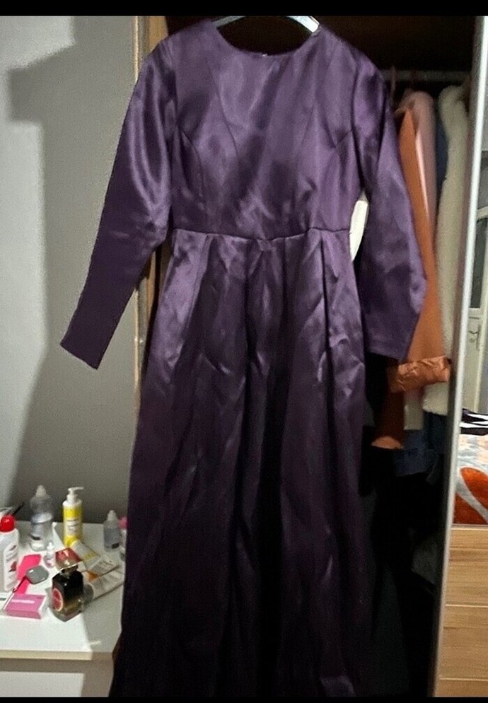 Özel dikin Kadın uzun Abiye Elbise - Görsel 3