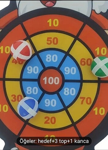Diğer Yapışkan Toplu Eğlenceli Dart