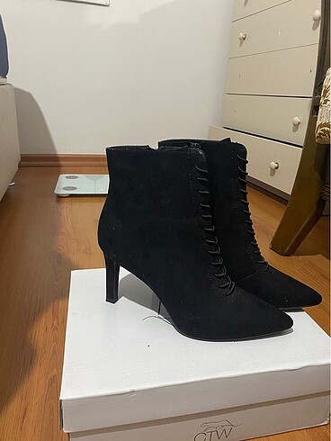Deichmann Topuklu süet bot