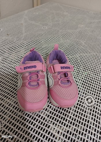 23 Beden Kız Çocuk Pembe Işıklı Spor Ayakkabı