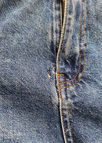 Kadın Mavi Kot Pantolon - Görsel 4