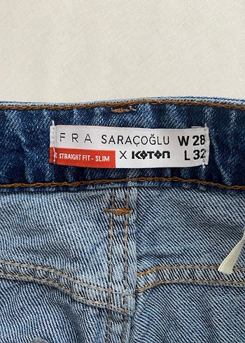 Kadın Mavi Kot Pantolon - Görsel 3
