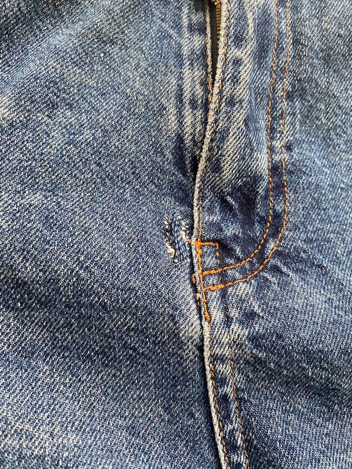 Kadın Mavi Kot Pantolon - Görsel 4