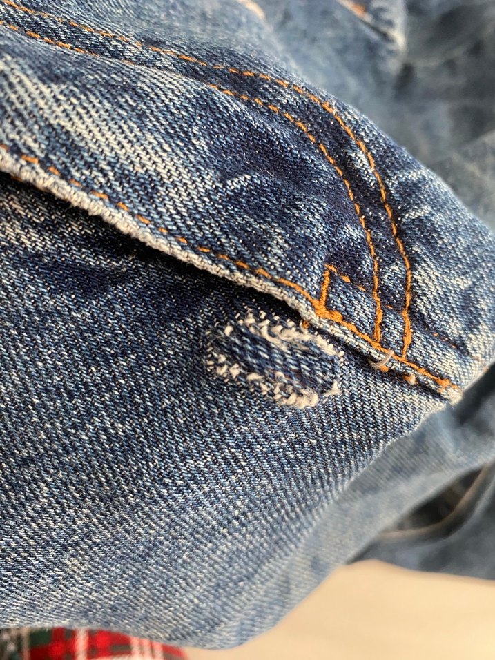 Kadın Mavi Kot Pantolon - Görsel 5