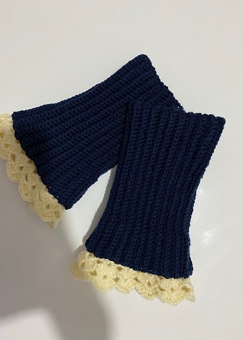 Vintage Örgü Kadın Eldiveni - Görsel 6