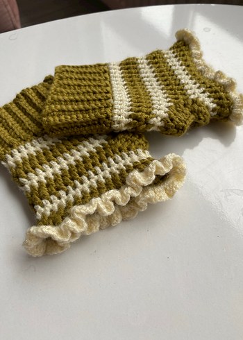 Bohem Tarzı Örgü Kadın Eldivenleri - Görsel 5