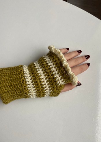 Bohem Tarzı Örgü Kadın Eldivenleri - Görsel 3