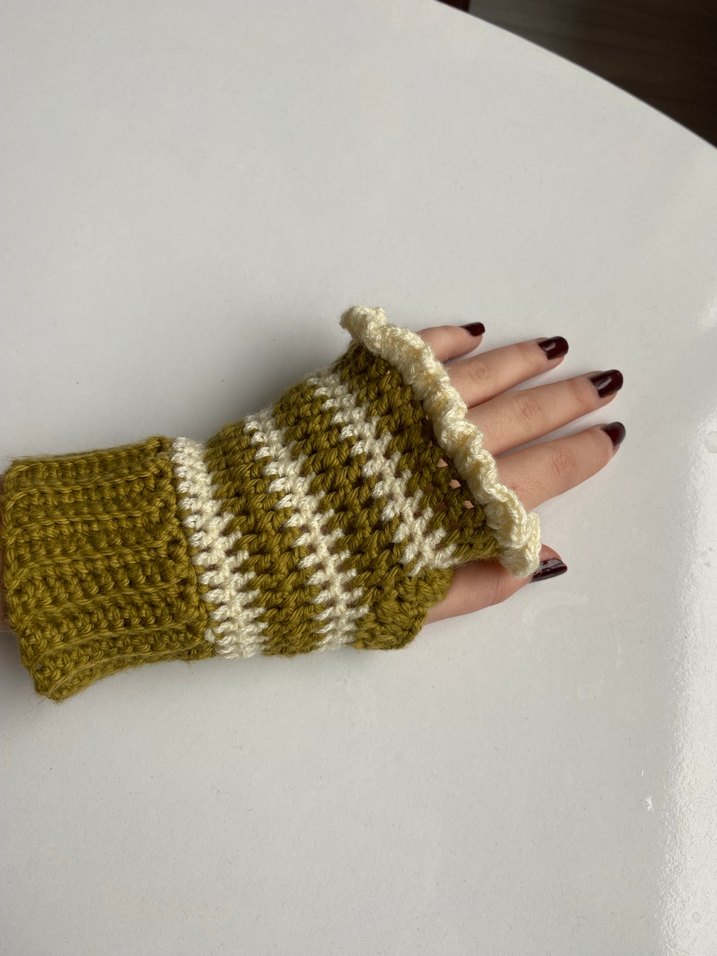 Bohem Tarzı Örgü Kadın Eldivenleri - Görsel 3