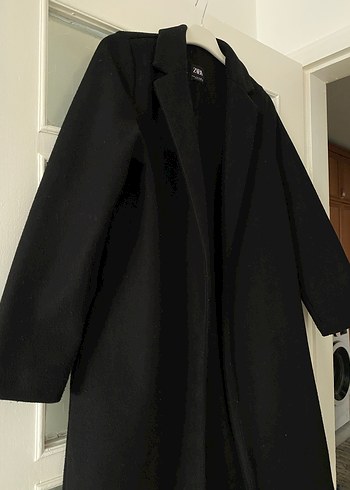 Zara Siyah Uzun Kaban - Görsel 4
