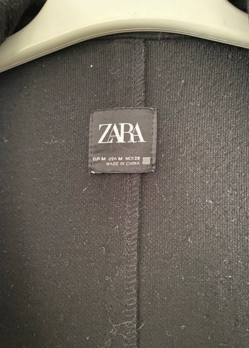 Zara Siyah Uzun Kaban - Görsel 2