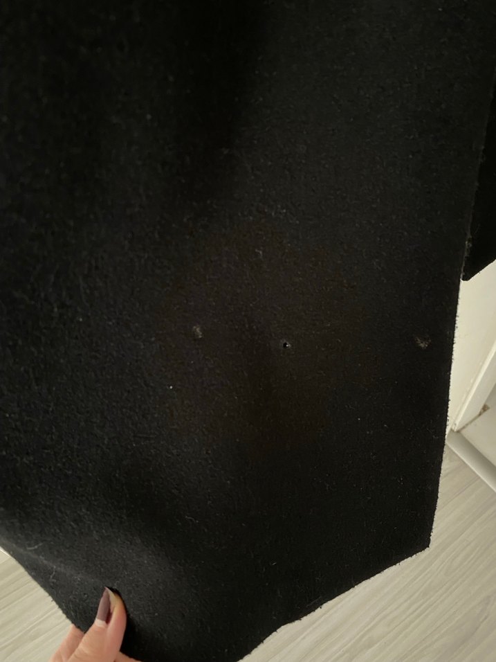 Zara Siyah Uzun Kaban - Görsel 3