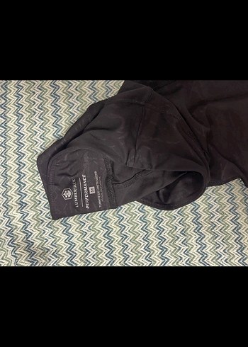 Siyah Bağlama Desenli Kadın Tayt - Görsel 2