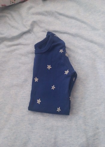 Uzun Kollu Mavi Bebek Body - Görsel 3