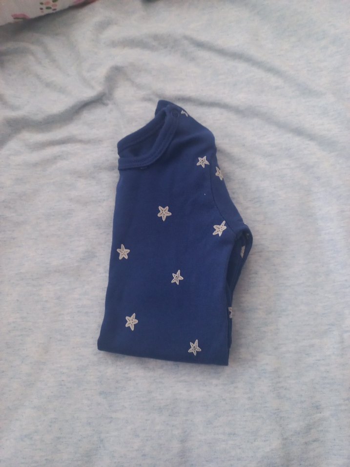 Uzun Kollu Mavi Bebek Body - Görsel 3