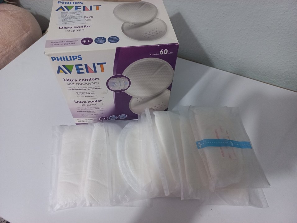 Philips Avent Ultra Konfor Göğüs Pedi 60'lı hediyeli extra ped - Görsel 4