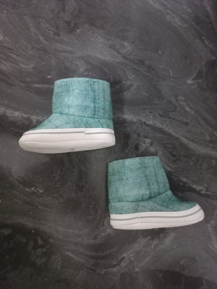 Turkuaz Çocuk Cırt Cırtlı Bot - Görsel 3