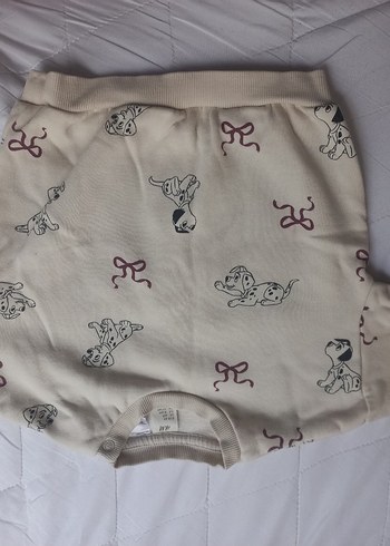 Beyaz Baskılı Kız Çocuk Eşofman Takımı - Görsel 3