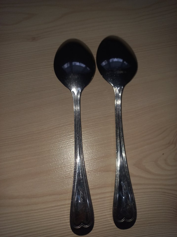 Parlak Siyah 2'li Kaşık Seti - Görsel 2