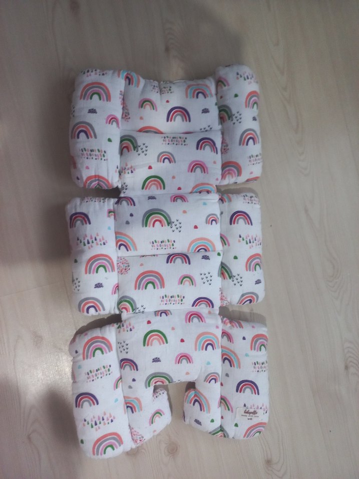 Çok Renkli Baskılı Çocuk puset Minderi - Görsel 3