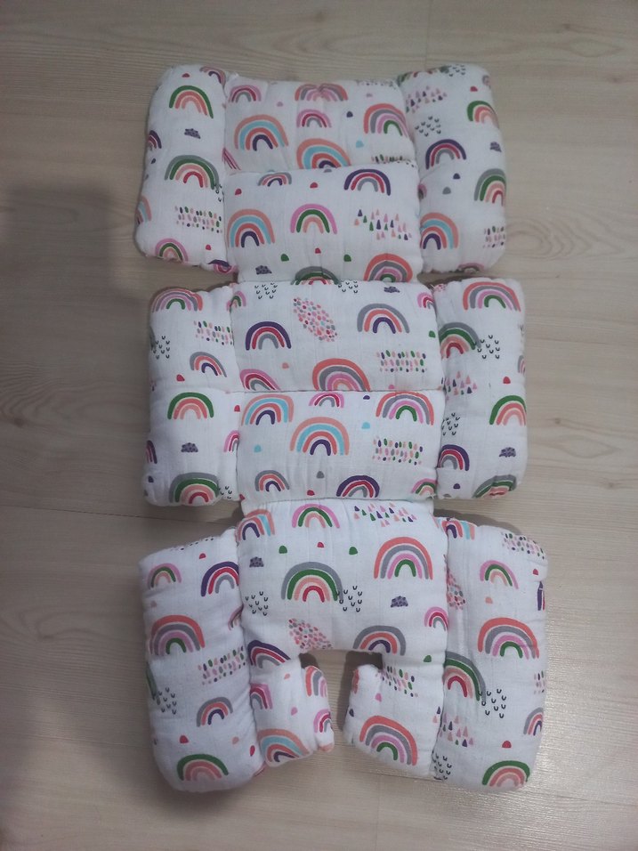 Çok Renkli Baskılı Çocuk puset Minderi - Görsel 2