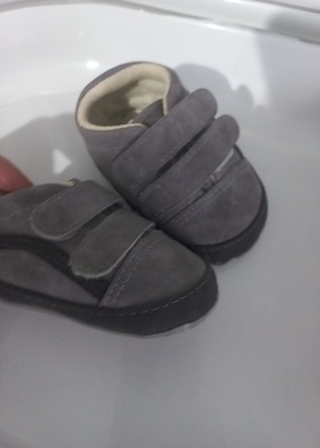 Gri Erkek Bebek İlk Adım Ayakkabısı - Görsel 2