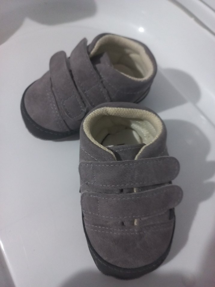 Gri Erkek Bebek İlk Adım Ayakkabısı - Görsel 4