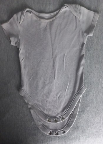 Kısa Kollu Pamuklu Bebek Body - Görsel 4